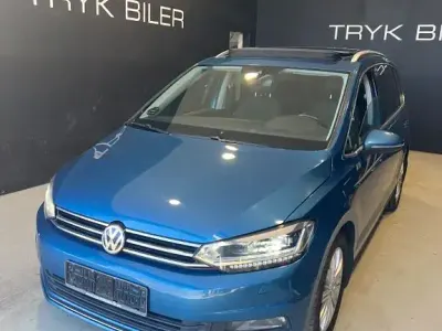 Gebraucht VW Touran Highline 190 PS (139 kW) 2016 Blau Van / Kleinbus