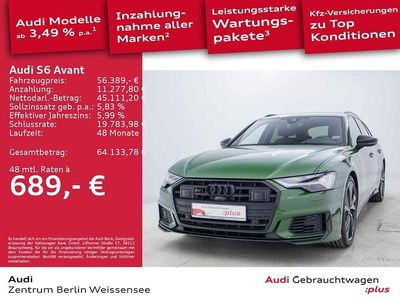 Individuallackierungen audi exclusive Gebraucht 2022 Audi S6 Ambiente Kombi | 56.389 € (Teuer)