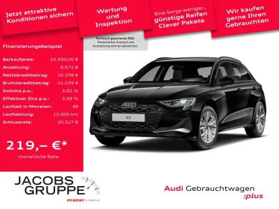 Brugt Audi A3 Advanced 150 HK (110 kW) 2025 Sort Sedan