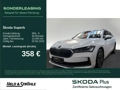 Gebraucht Skoda Superb Selection 150 PS (110 kW) 2025 Purity weiß Kombi