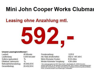 Mini John Cooper Works Clubman