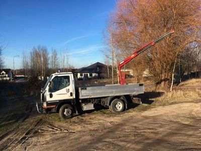 gebraucht Mitsubishi Canter Pritsche mit Ladekran