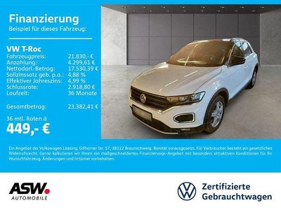 Gebraucht VW T-Roc Sportline 150 PS (110 kW) 2019 Pure white SUV
