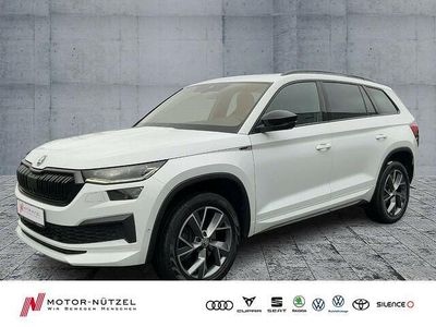 Moonweiss metallic Gebraucht 2022 Skoda Kodiaq SportLine SUV | 35.460 € (Teuer)