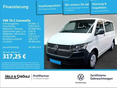 Gebraucht VW Caravelle Trendline 110 PS (80 kW) 2022 Candyweiß Van
