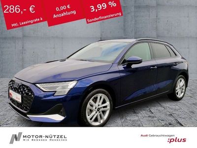 Blau Gebraucht 2024 Audi A3 Sportback Advanced Kleinwagen | 36.930 € (Etwas zu teuer)