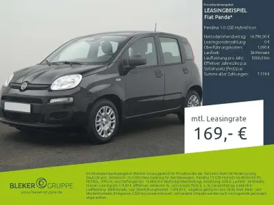 Neu Fiat Panda Icon 65 PS (47 kW) 2026 Onyxschwarz Kleinwagen