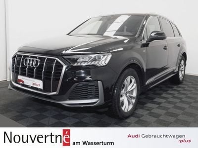 Gebraucht Audi Q7 S-Line 340 PS (250 kW) 2021 Tiefschwarz (black), solid SUV