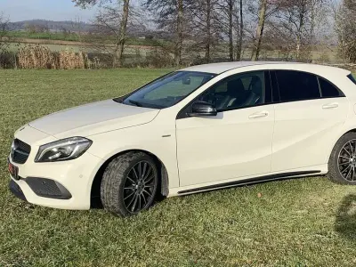 Brugt Mercedes A180 AMG line 109 HK (80 kW) 2017 Hvid Sedan