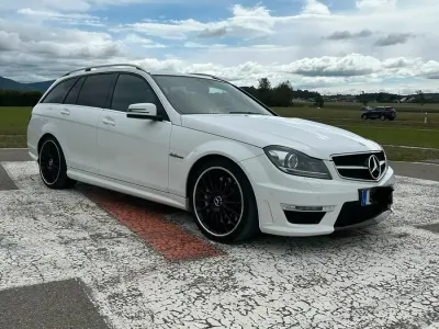 Gebraucht Mercedes C63 AMG 457 PS (336 kW) 2013 Weiß Kombi