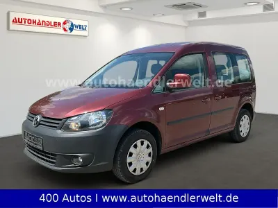 Gebraucht VW Caddy Comfortline 105 PS (77 kW) 2010 Rot Van / Kleinbus