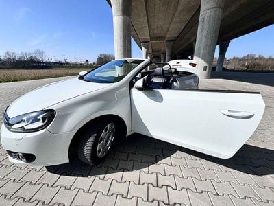 Gebraucht VW Golf Cabriolet 122 PS (89 kW) 2013 Weiß Cabrio
