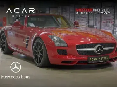 Brugt Mercedes SLS AMG AMG 571 HK (419 kW) 2011 Rød Cabriolet