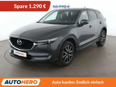 Gebraucht Mazda CX-5 Exclusive-Line 165 PS (121 kW) 2018 Grau SUV