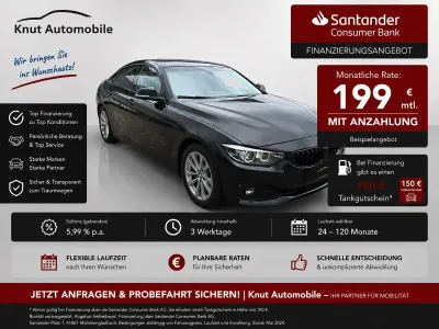 Gebraucht BMW 420 Coupé Sport Line 184 PS (135 kW) 2019 Schwarz ii Coupé