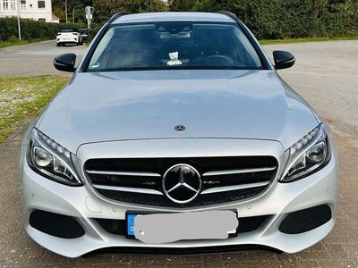 gebraucht Mercedes C200 C 200d T 9G-TRONIC*NAVI*KAMERA*AHK*TEILLEDER*LED*