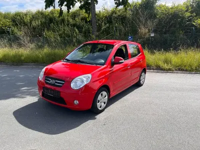 Gebraucht Kia Picanto EX 65 PS (47 kW) 2009 Rot Kleinwagen