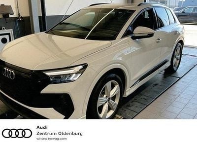 Gebraucht Audi Q4 e-tron S-Line 150 kW (204 PS) 2023 Weiß SUV