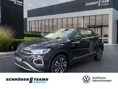 Neu VW T-Roc Cabriolet Style 150 PS (110 kW) 2026 Deep black perleffekt schwarz Cabrio