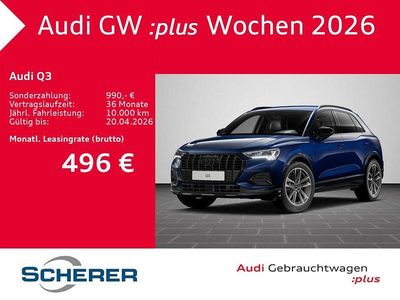 Gebraucht Audi Q3 Ambiente 150 PS (110 kW) 2025 Navarrablau metallic (metallic) SUV