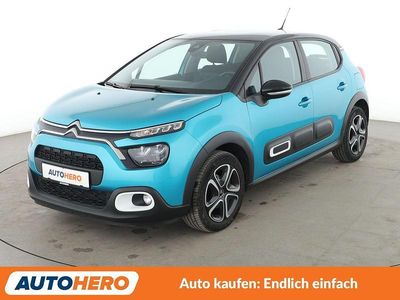 Blau Gebraucht 2021 Citroën C3 Feel Kleinwagen | 11.990 € (Etwas zu teuer)
