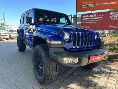Blau Gebraucht 2021 Jeep Wrangler Sahara SUV | 47.990 € (Guter Preis)
