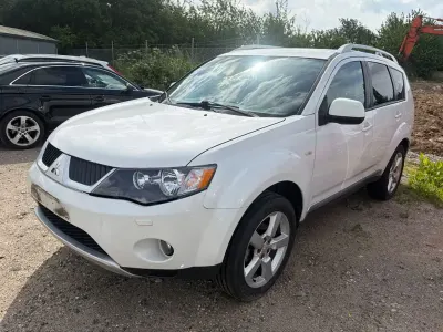 Gebraucht Mitsubishi Outlander 170 PS (125 kW) 2008 Weiß SUV