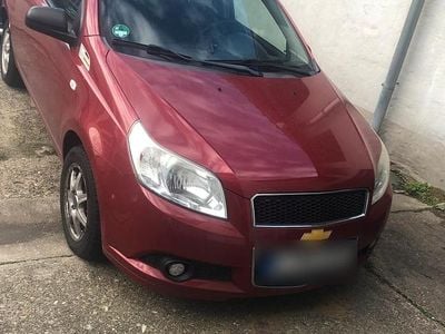 Gebraucht Chevrolet Aveo 2010 Rot Kleinwagen