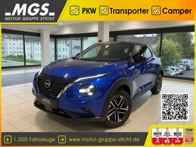Neu Nissan Juke N-Connecta 143 PS (105 kW) 2025 Blue / black SUV