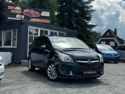 Gebraucht Opel Meriva drive 110 PS (80 kW) 2016 Grün Van / Kleinbus