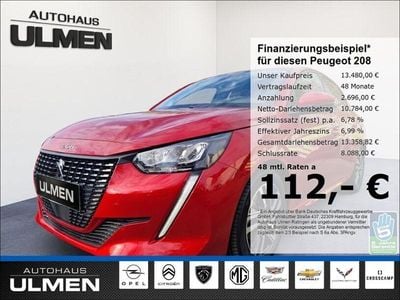 Gebraucht Peugeot 208 Allure 101 PS (74 kW) 2021 Rot Kleinwagen