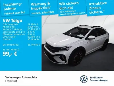 Gebraucht VW Taigo R-line 150 PS (110 kW) 2025 Weiß SUV