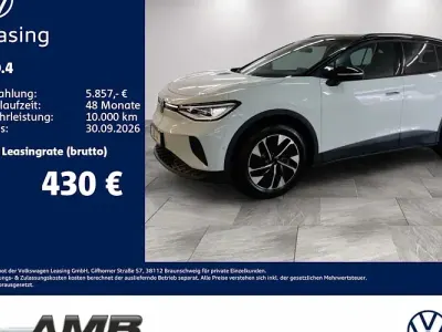 Neu VW ID.4 Pro 210 kW (286 PS) 2026 Gletscherweiß metallic/schwarz SUV