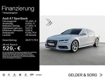 Gletscherweiß metallic Gebraucht 2018 Audi A7 Competition Limousine | 34.480 € (Fairer Preis)