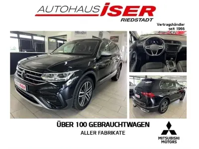 Gebraucht VW Tiguan Allspace Elegance 150 PS (110 kW) 2022 Schwarz SUV