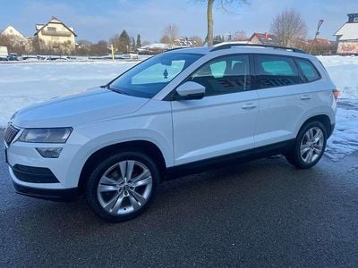 Moonweiss metallic Gebraucht 2022 Skoda Karoq Style SUV | 16.300 €
