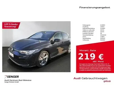 Brugt VW Golf VIII R-line 150 HK (110 kW) 2022 Sort Sedan