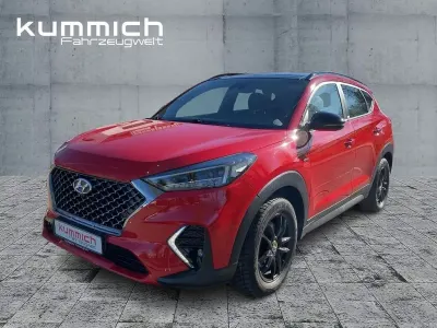 Usata Hyundai Tucson N Line 185 CV (136 kW) 2020 Rosso SUV