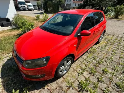 Gebraucht VW Polo Life 69 PS (50 kW) 2014 Rot Kleinwagen