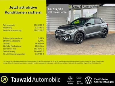 Gebraucht VW T-Roc R-line 150 PS (110 kW) 2024 Grau (indiumgrau metallic) SUV