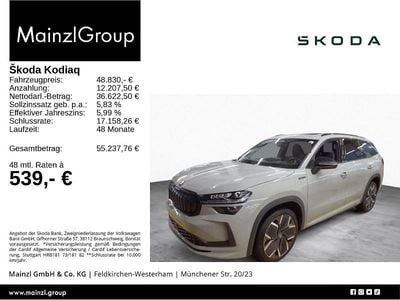 Grau Gebraucht 2025 Skoda Kodiaq SportLine SUV | 48.830 € (Teuer)