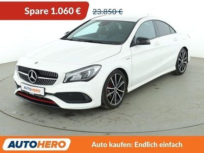Brugt Mercedes CLA250 AMG line 218 HK (160 kW) 2018 Hvid Sedan