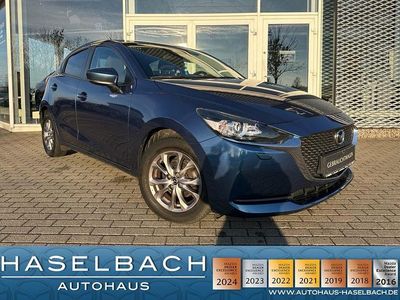 Turmalinblau metallic (metallic) Gebraucht 2022 Mazda 2 Exclusive Kleinwagen | 16.475 € (Fairer Preis)