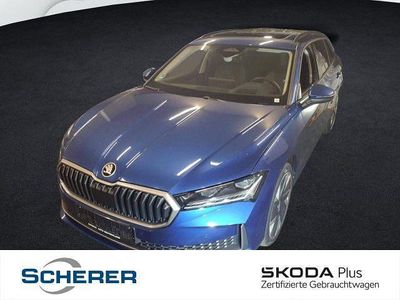 Atlantikblau metallic (metallic) Gebraucht 2025 Skoda Superb Selection Limousine | 40.760 € (Fairer Preis)