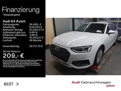 Gebraucht Audi A4 Sport 163 PS (119 kW) 2023 Gletscherweiß metallic (metallic) Kombi