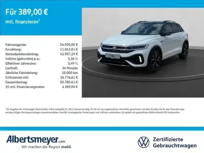 Neu VW T-Roc Cabriolet R 300 PS (220 kW) 2026 Weiß SUV