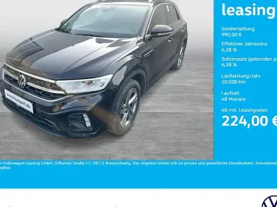 Gebraucht VW T-Roc R-line 110 PS (80 kW) 2023 Schwarz SUV