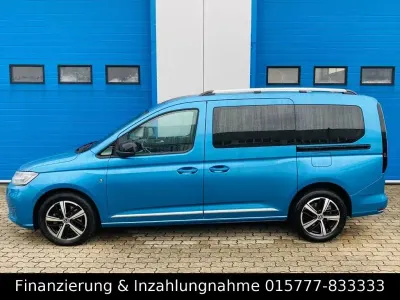 Gebraucht VW Caddy Maxi Style 114 PS (83 kW) 2022 Blau Van / Kleinbus