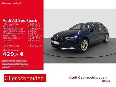 Gebraucht Audi A3 Advanced Plus 116 PS (85 kW) 2025 Blau Limousine