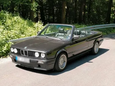 Gebraucht BMW 320 Cabriolet 129 PS (94 kW) 1991 Schwarz Cabrio